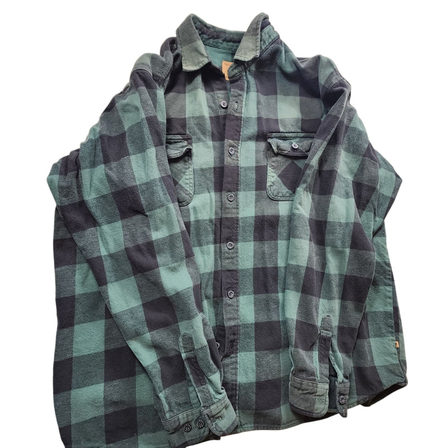 Moose Creek Flannel Shirt Men 3XLT Buffalo Plaid Button Up Workwear Lumberjack