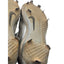 Nike Huarache Baseball Cleats 10.5 Gray Gold Metal Spikes High Top 923428-070