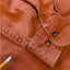 Wrangler Western Shirt Mens Size XL Orange Button Up Pocket Casual Classic Fit