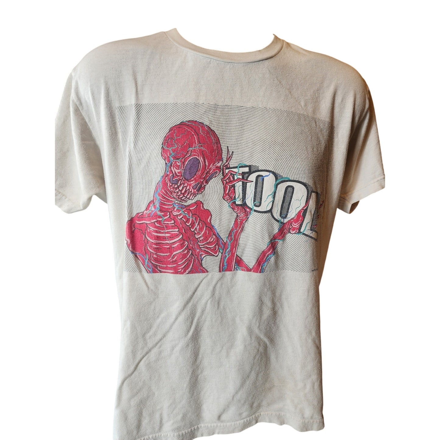 Tool Band 2015 Skeleton Graphic T Shirt Large Adam Jones Artwork Rock Metalhead