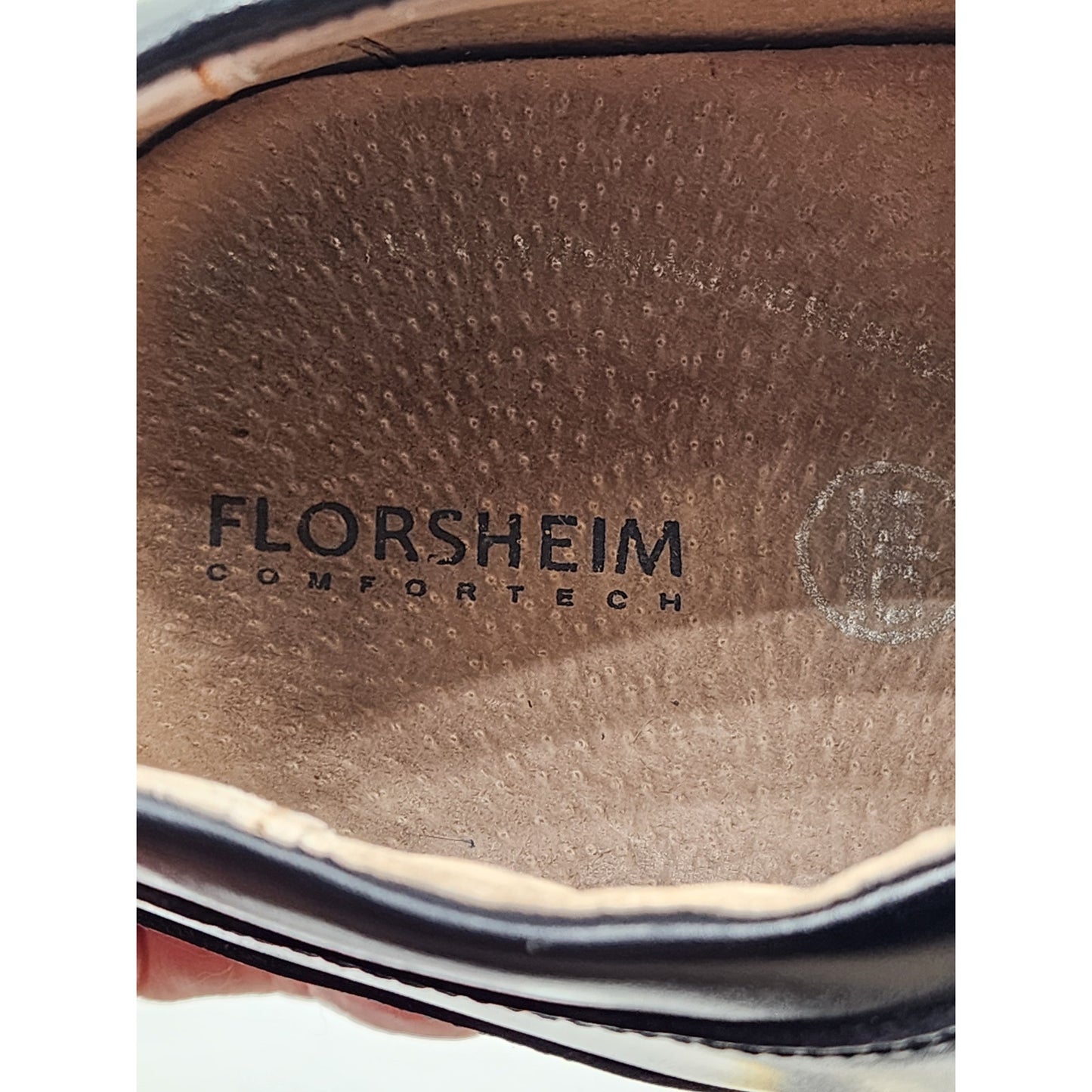 Florsheim Shoes Comfortech Mens 12D Dress Leather Square Toe Business 11256-001