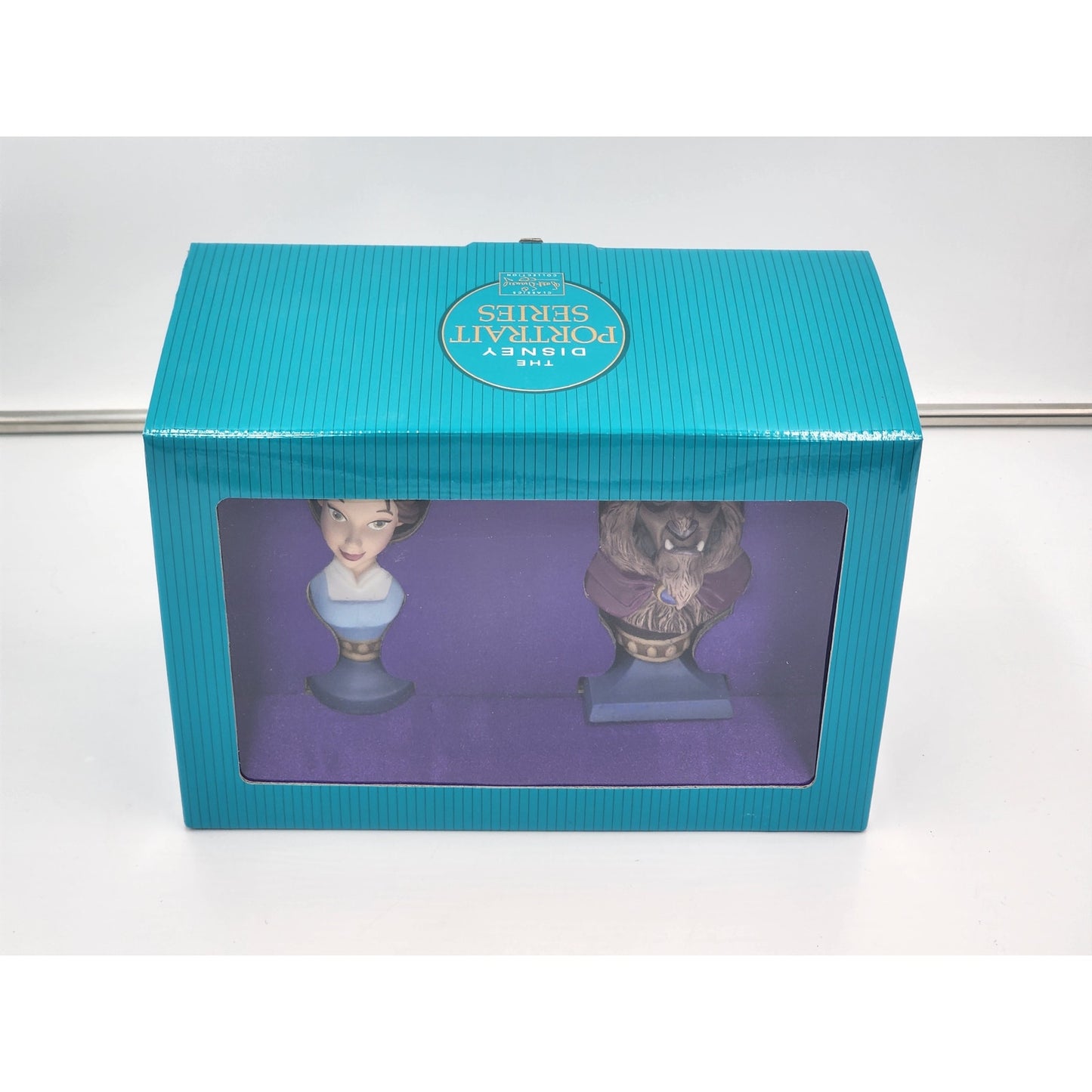 WDCC Disney Belle Beauty Beast Bust Figurines Set Portrait Series LE COA Boxed