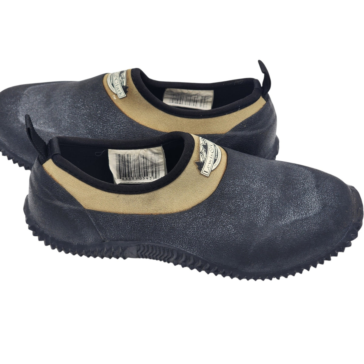 Lewis & Clark Outdoors Slip On Garden Water Shoes Men 9 Rubber Clogs F0744S