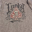 Lucky Brand Hoodie Women Large Men Medium Skull Spade California Sweatshirt