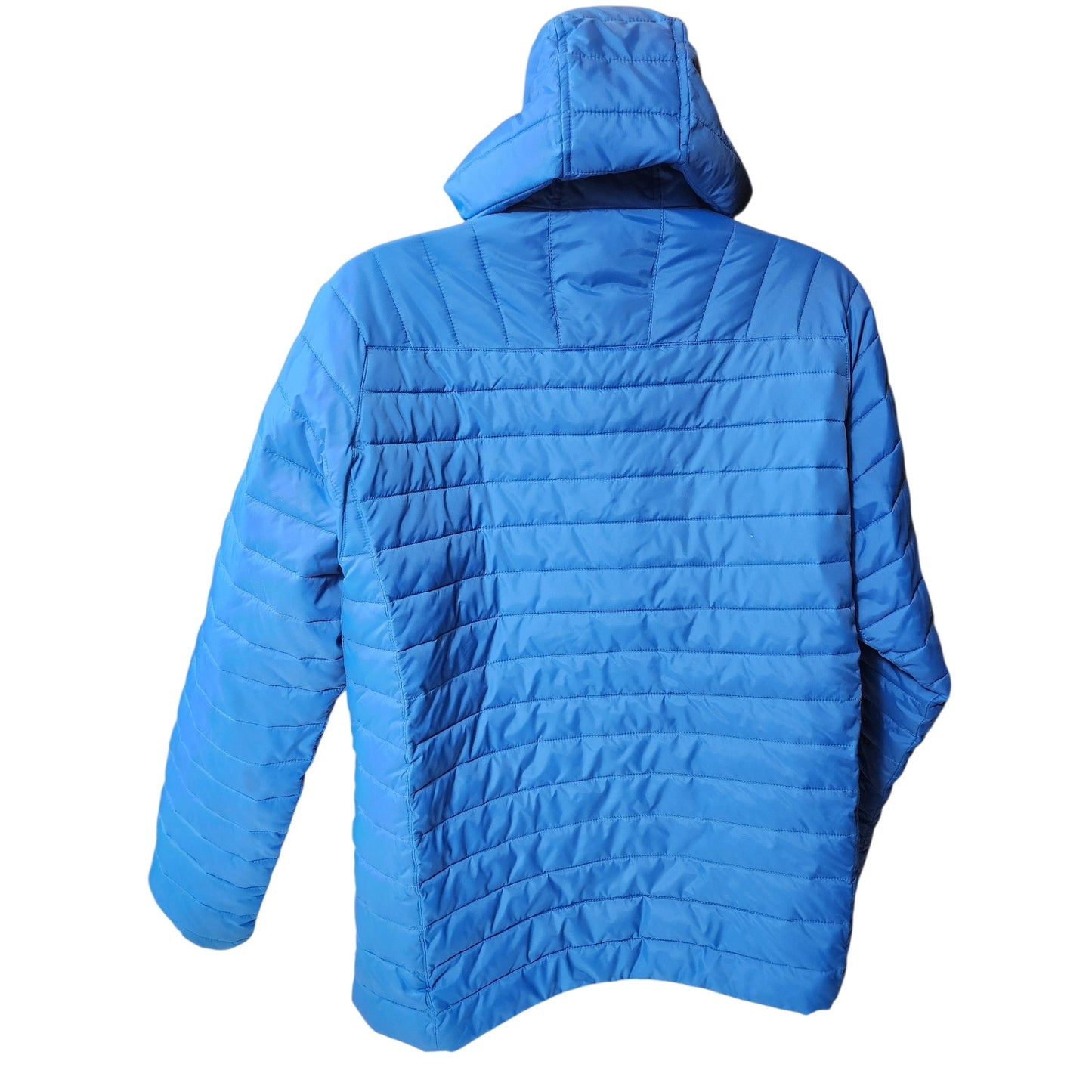 Duluth Trading Alaskan Hardgear Puffer Jacket Mens Large Hooded Quilted Gorpcore