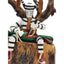 Kachina Southwestern Native American Style Koshare Clown Watermelon Wood Carving