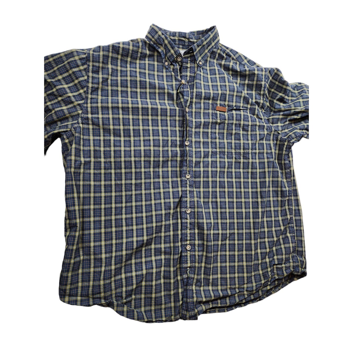 Carhartt Shirt Mens 2XL Plaid Classic Button Up Casual Long Sleeve Cotton Casual