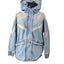 Vintage American Eagle Outfitter Womens Medium Denim Hooded Jean Jacket Quilted