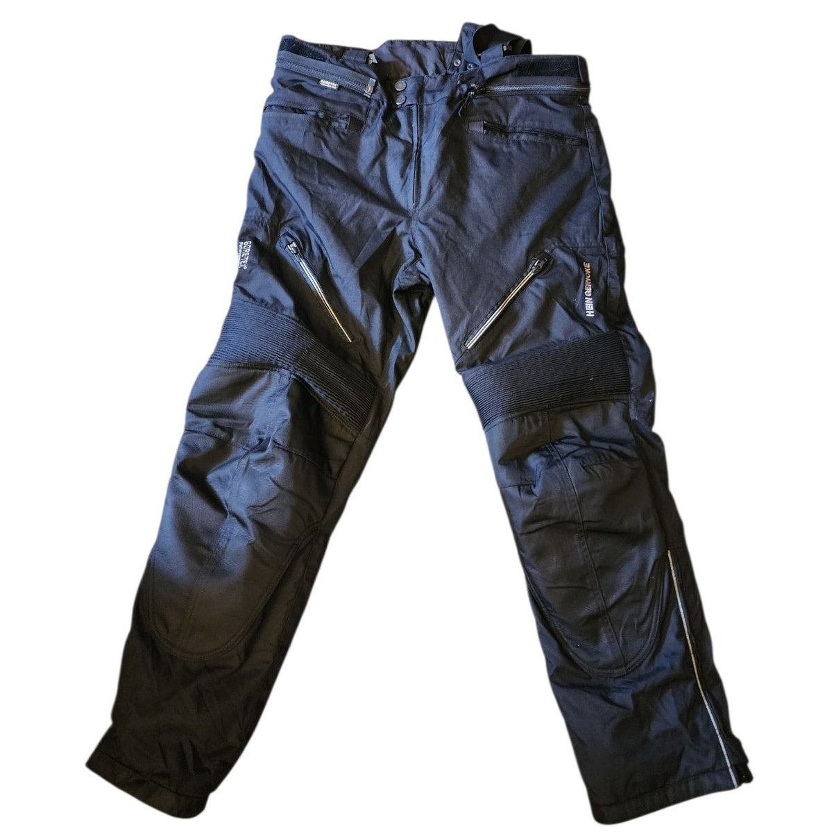 Hein Gericke Gore Tex Waterproof Motorcycle Riding Pants Men 46 Suspenders Armor
