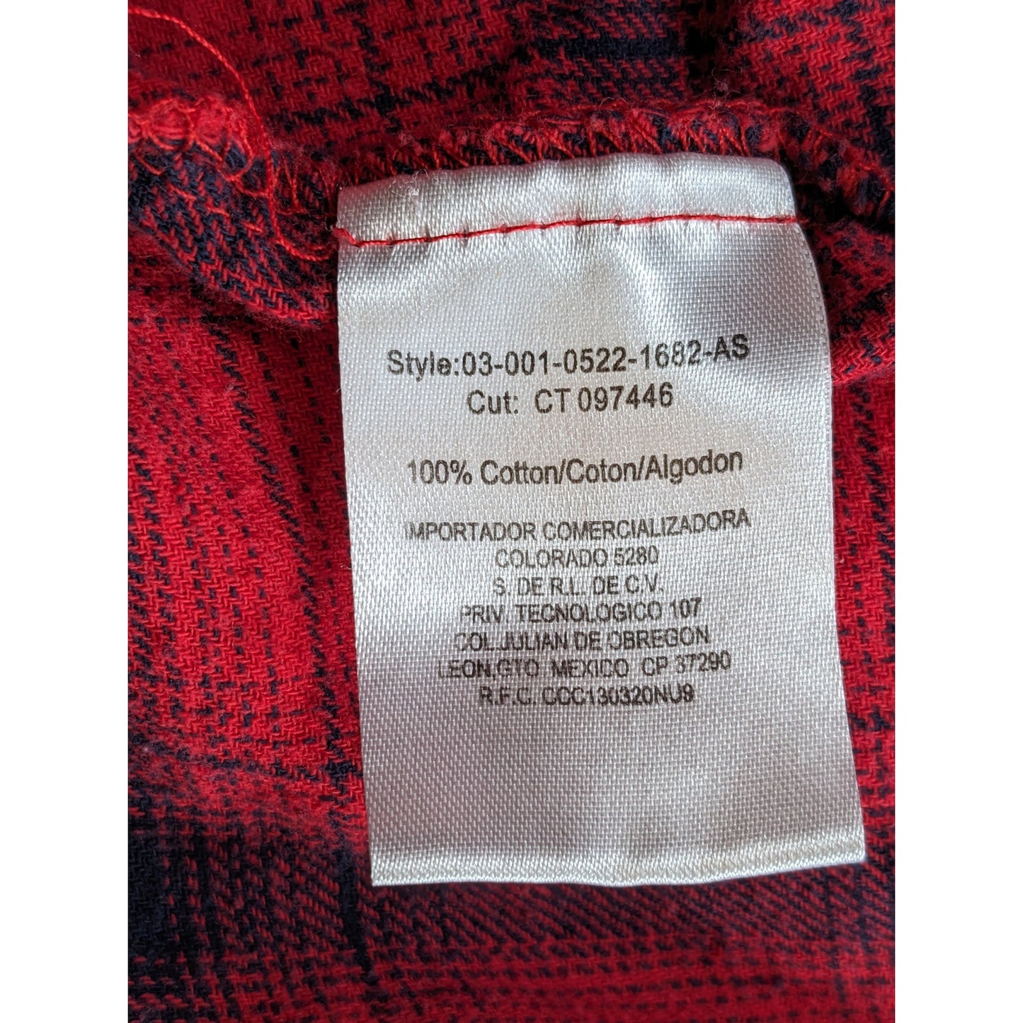 Roper Shirt Men XL Red Plaid Flannel Long Sleeve Western Snap Cowboy Rodeo Ranch