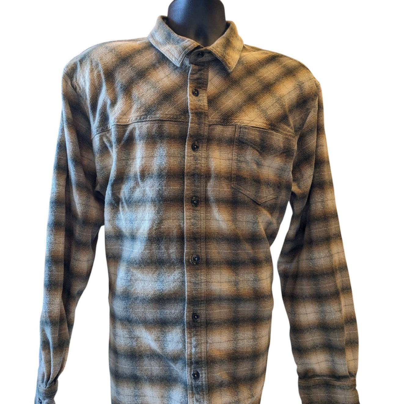RedHead Ranch Flannel Shirt Mens 2XLT Plaid Long Sleeve Button Western Cowboy