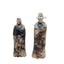 Native American Horsehair Pottery Figurines Southwest Sculpture Couple Pair 6"