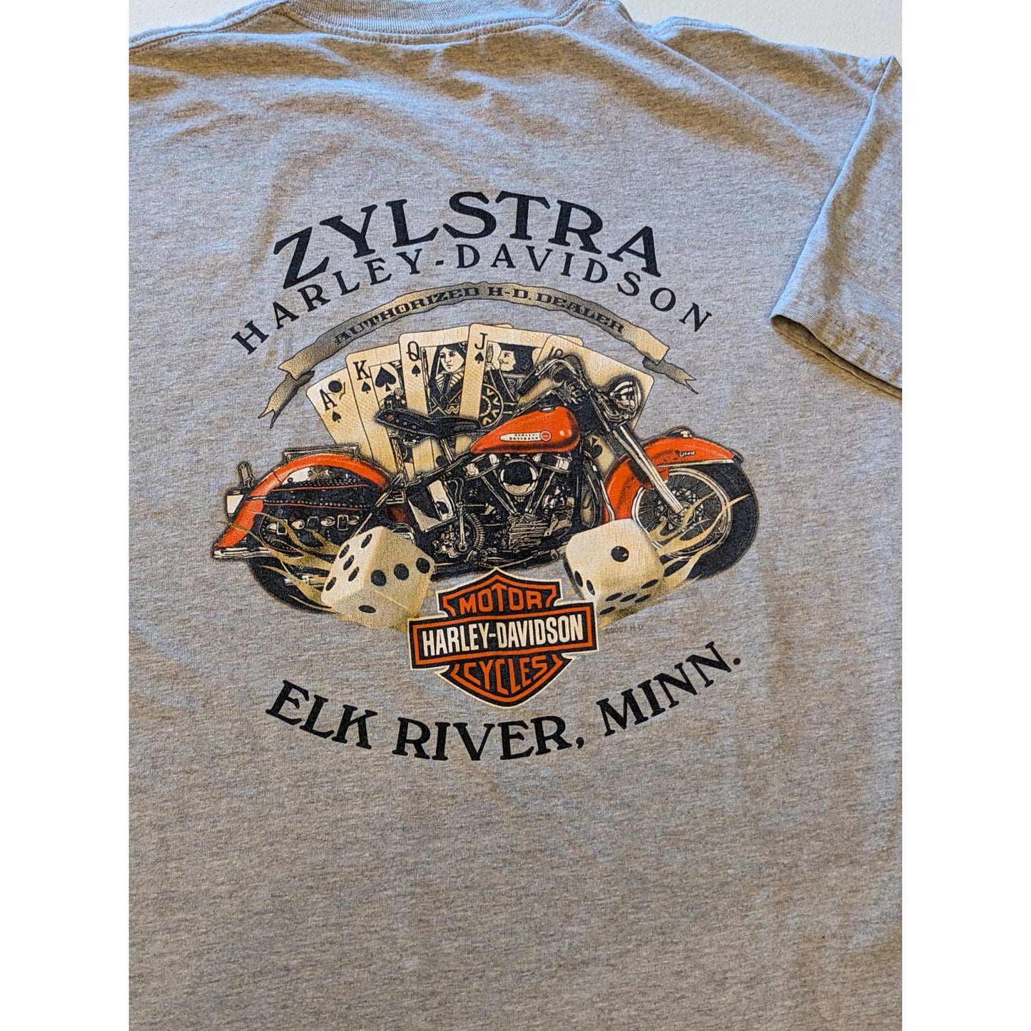 Harley Davidson T Shirt Mens XL Wrecking Crew MN Motorcycle Graphic Biker Tee
