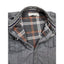 Levis Shirt Mens Large Gray Long Sleeve Pearl Snap Denim Look Distressed Rugged