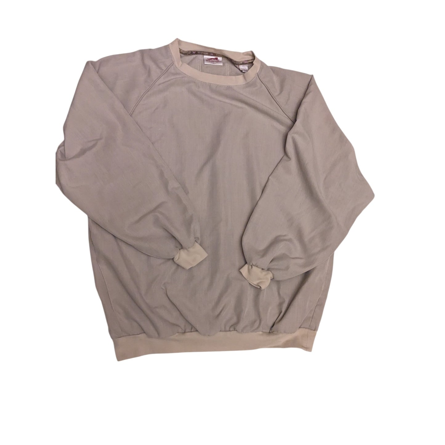 Slazenger Pullover Mens XXL Crewneck Sweatshirt Vintage Athleisure Windbreaker