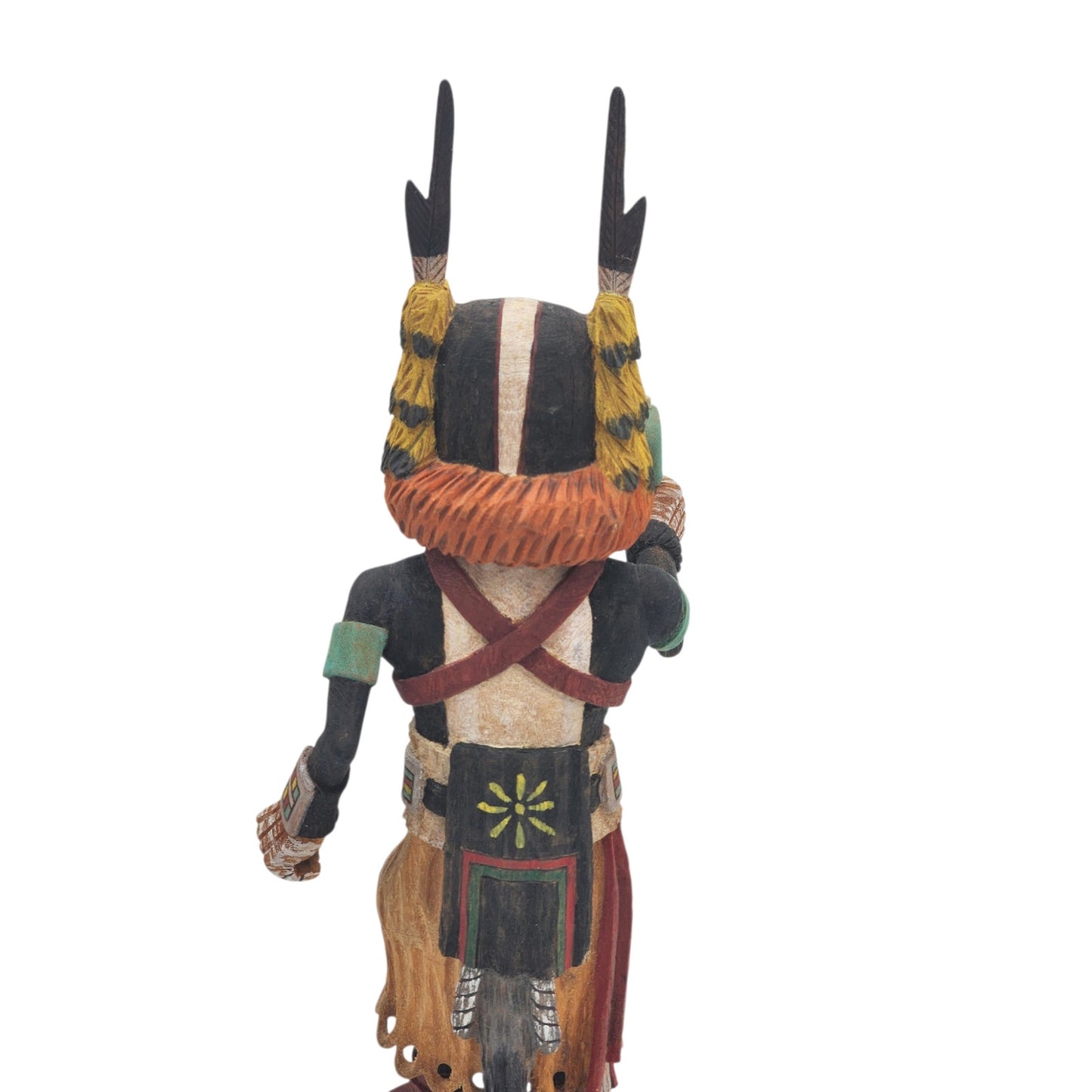 Hopi Kachina Badger Signed Gai-nah-ne Ray Jose Carved Native American Katsina 14