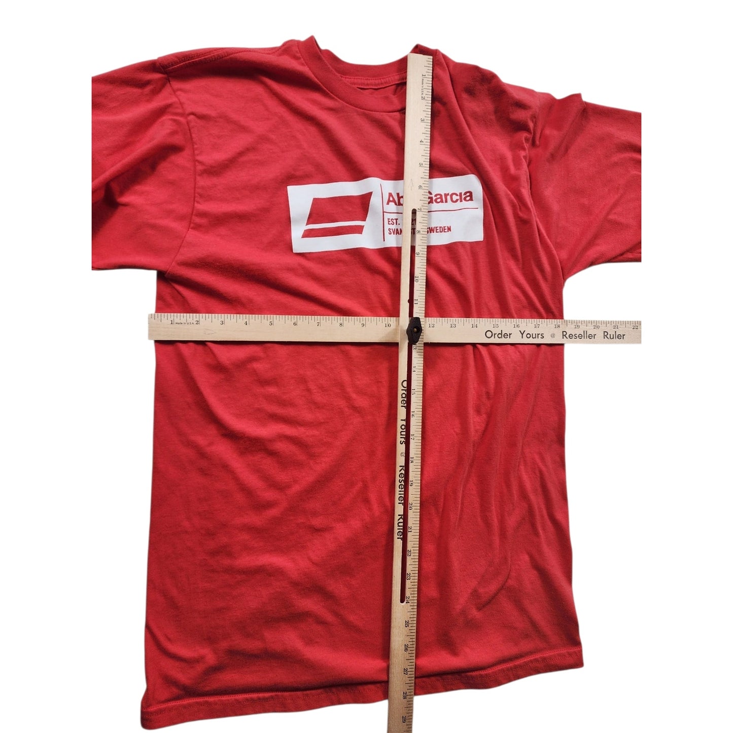 Abu Garcia Logo T Shirt Mens Large Fishing Sportswear Graphic Tee Short Sleeve