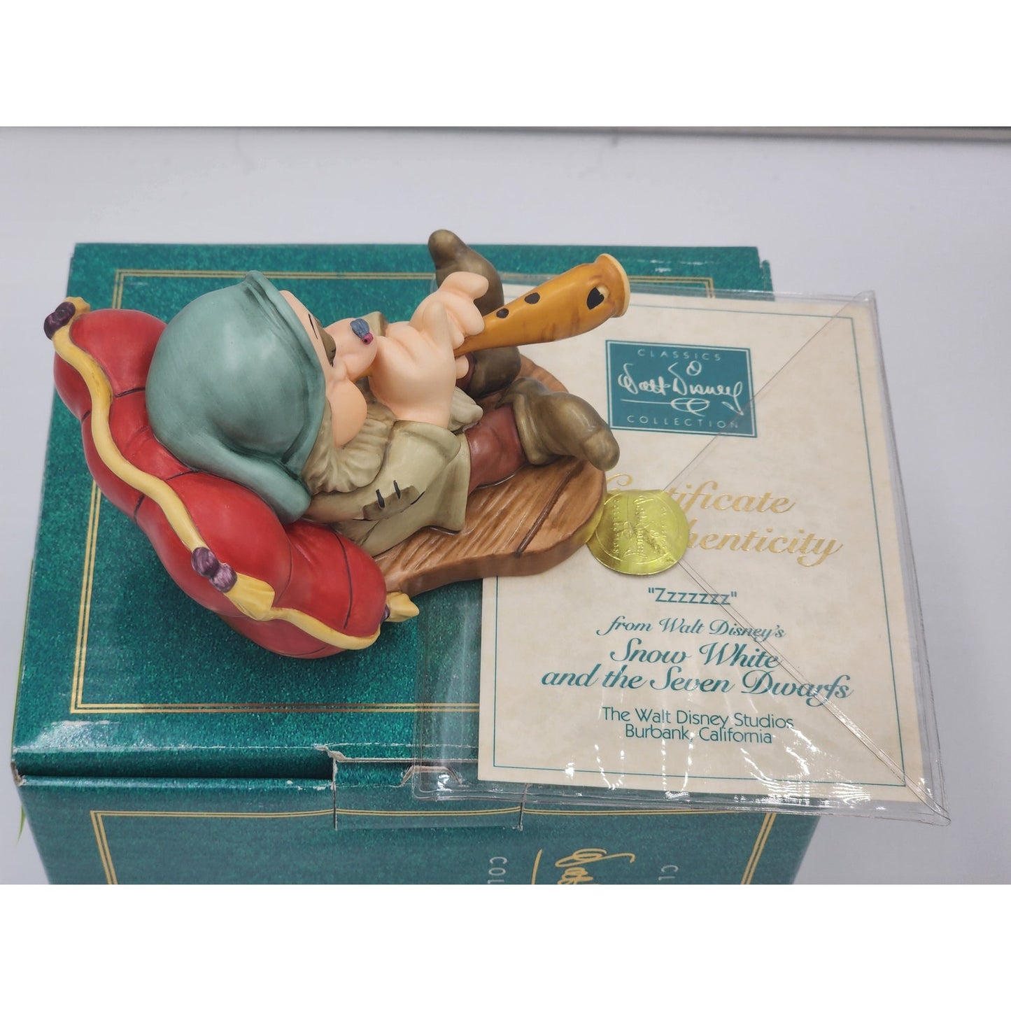 WDCC Sleepy “Zzzzzzz” Figurine Snow White Seven Dwarfs Disney Retired Box COA