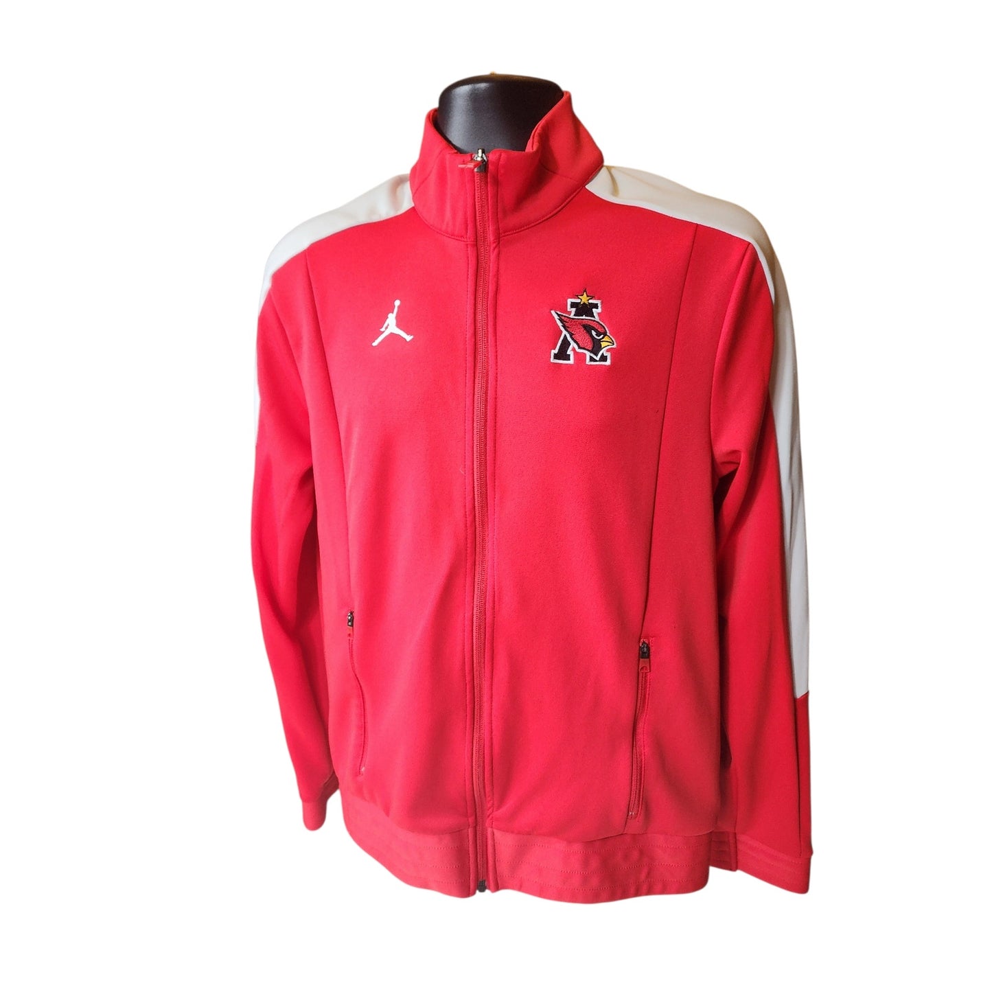 Jordan Track Jacket Mens Small Womens Medium Full Zip Arizona Cardinals Football