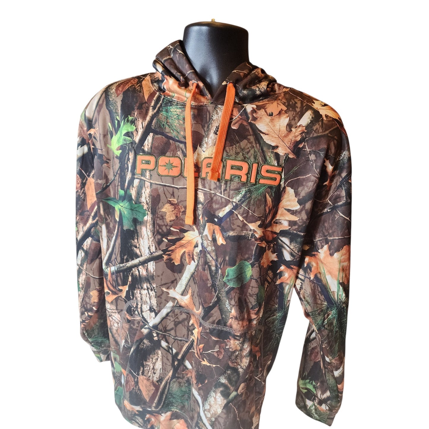 Polaris Camo Hoodie Large Pursuit Hunting Pullover Sweatshirt Fleece Gorpcore