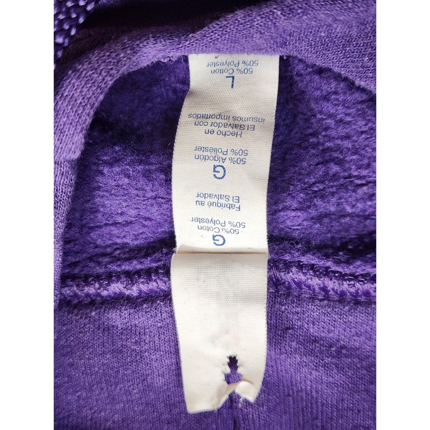 Jerzees Hoodie Women Large Graphic Lips Shh Finger Not Today Sweatshirt Y2K Rare