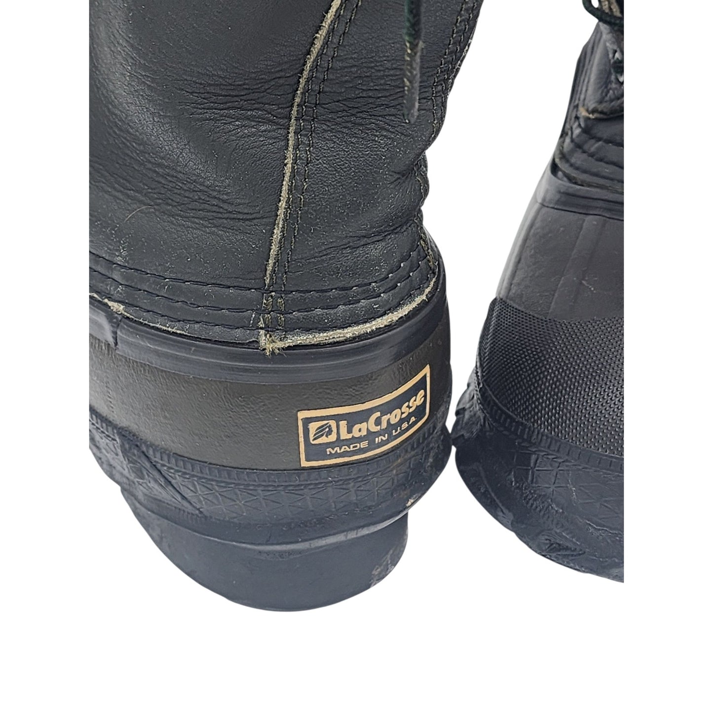 LaCrosse Outdoorsman Insulated Rubber Hunt Boots 7 USA Steel Shank Duck Winter