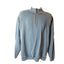 Tommy Bahama Reversible 1/4 Zip Pullover Mens 2XL Brown Blue Sweater Casual Knit