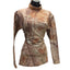 Under Armour Realtree Long Sleeve Mock Neck Shirt Women Large Camo Hunting Hike