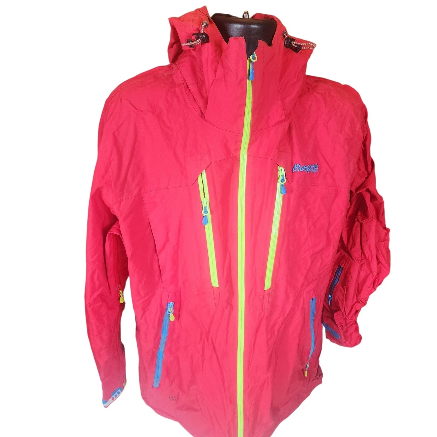 Bergans Norway Ski Jacket XL Tech Trolltind JKT 1130 RECCO Waterproof Gorpcore