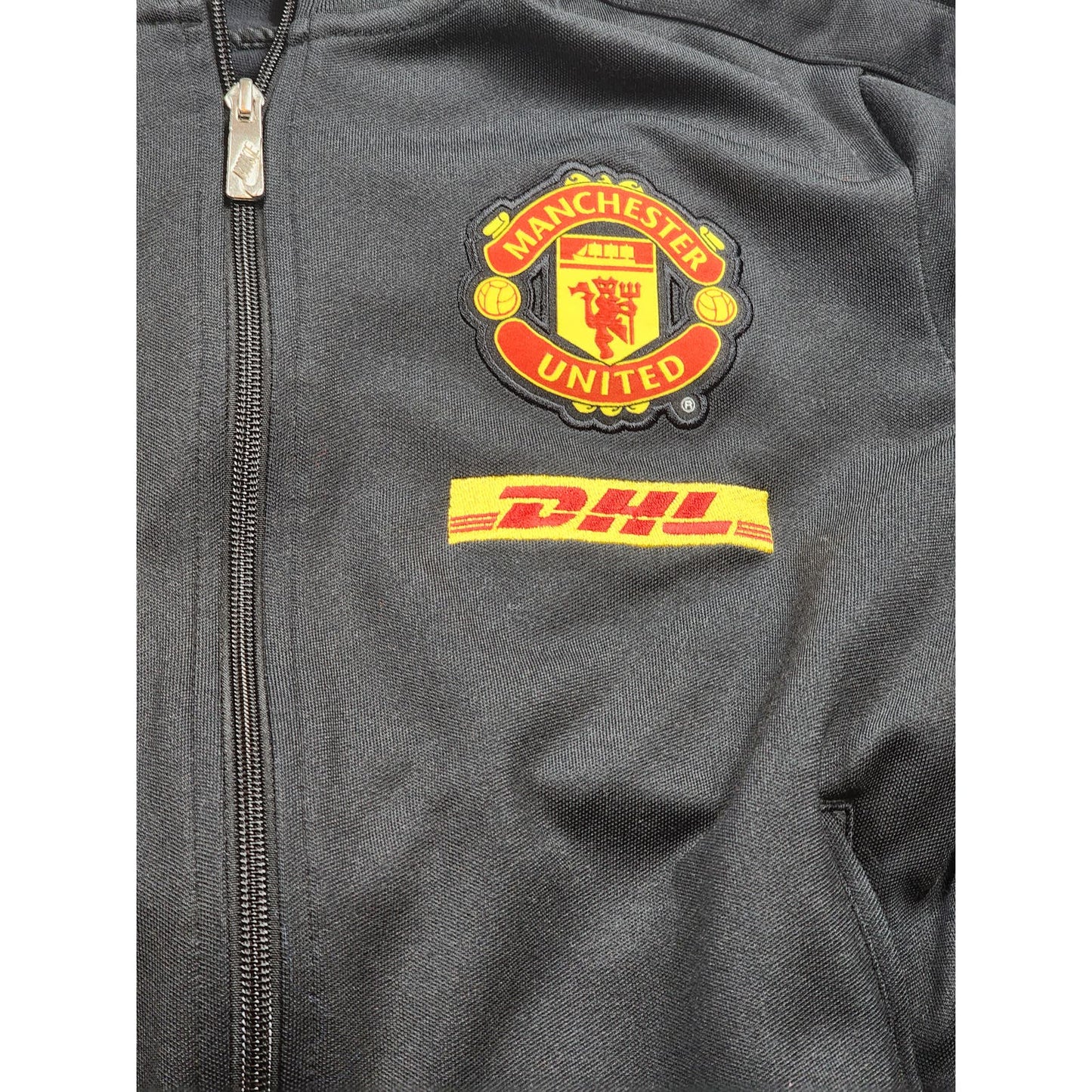 Nike Manchester United Sweater Jacket Full Zip Up DHL Womens Medium Track Train