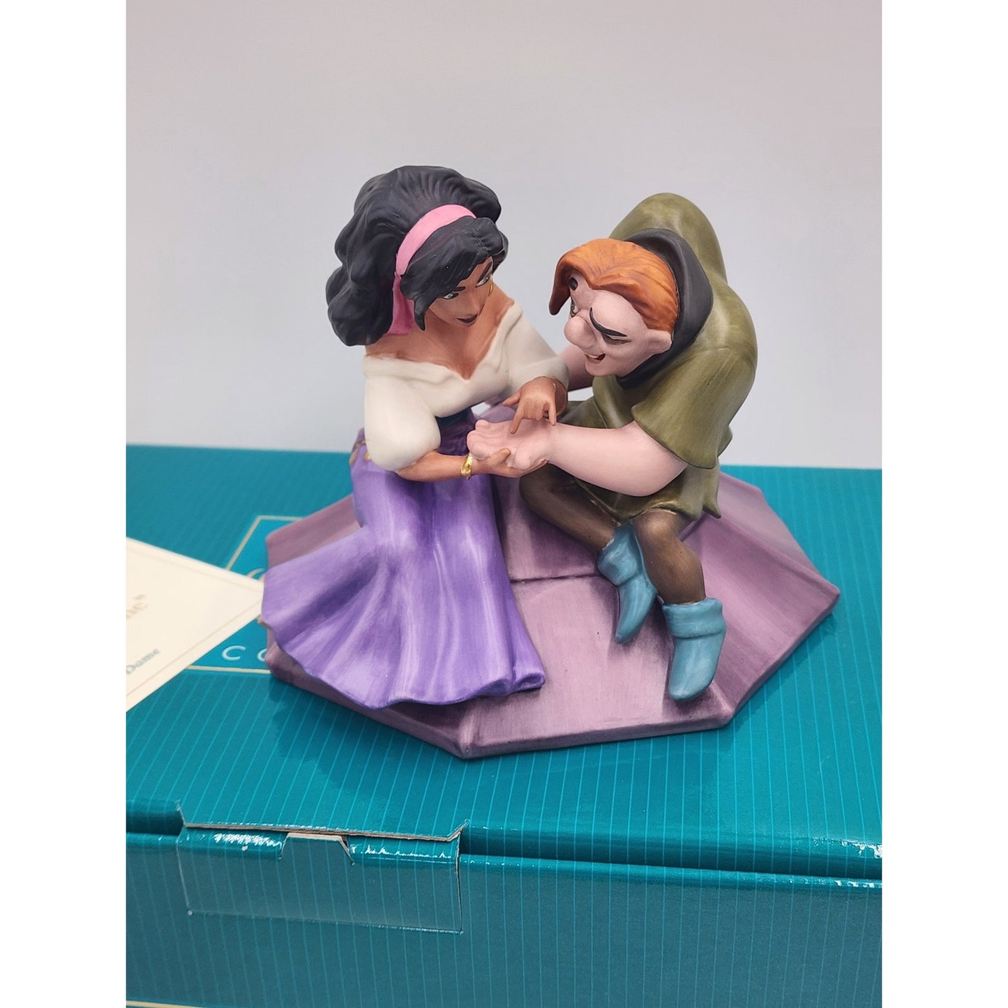 WDCC Hunchback Notre Dame Esmeralda Quasimodo Not a Single Monster Line COA Box