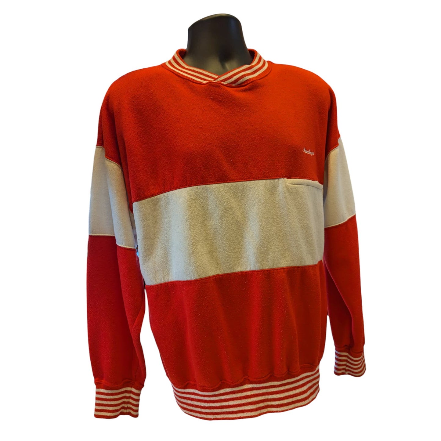 Vintage MacGregor Sweatshirt Mens XL Retro 80s Colorblock Pullover Streetwear