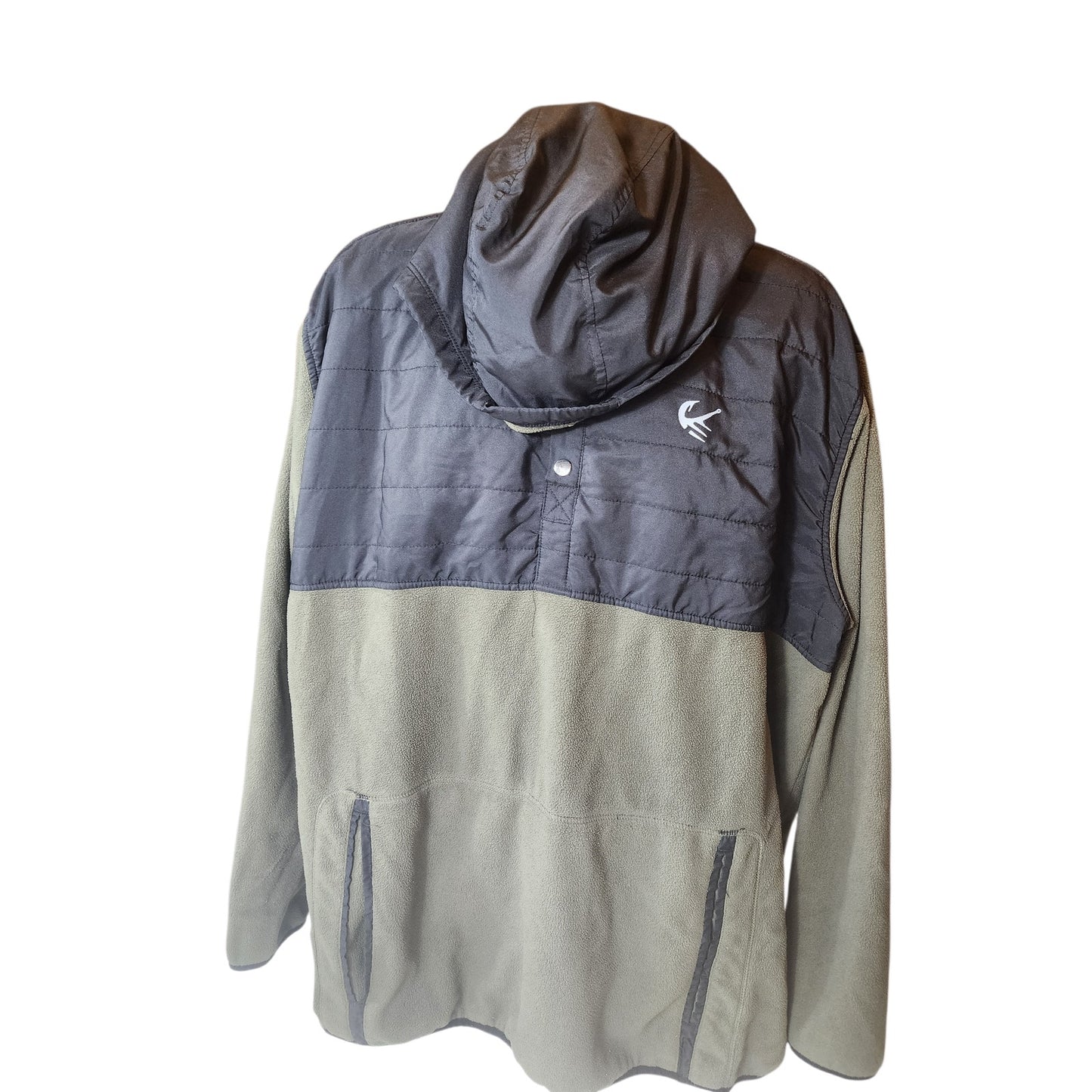 Legendary Anglers Pullover Hoodie Mens 3XL Green Fleece Gorpcore Hiking Outdoors