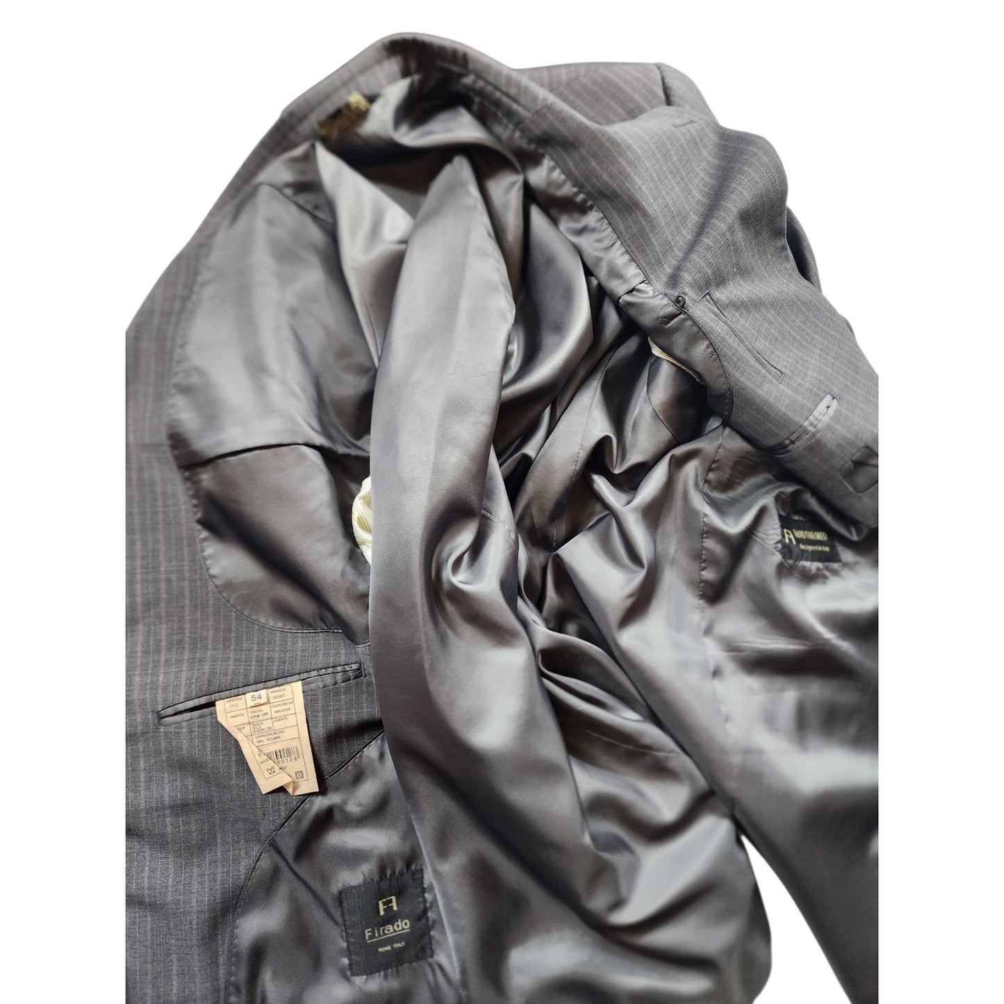 Firado Rome Italy Wool Suit Jacket 54L US Blazer Sport Coat Super 130s Italian