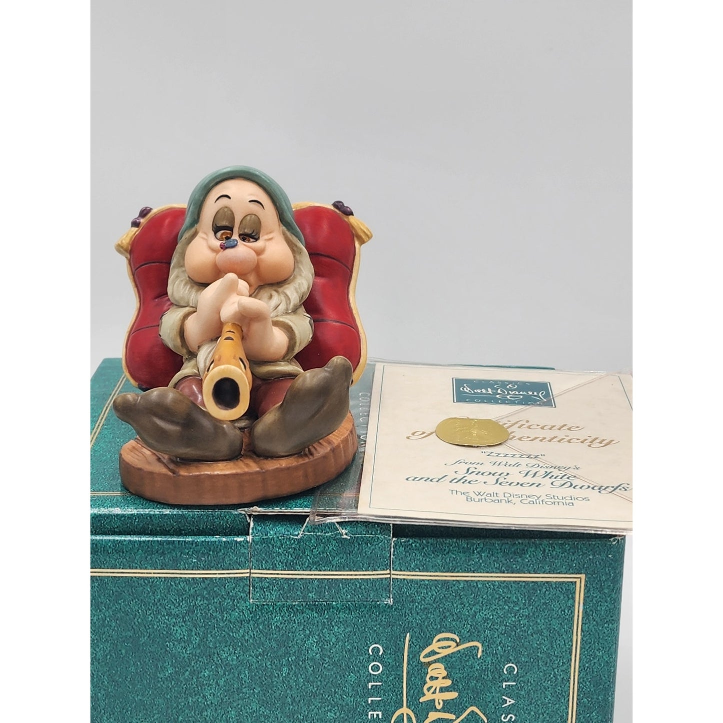 WDCC Sleepy “Zzzzzzz” Figurine Snow White Seven Dwarfs Disney Retired Box COA