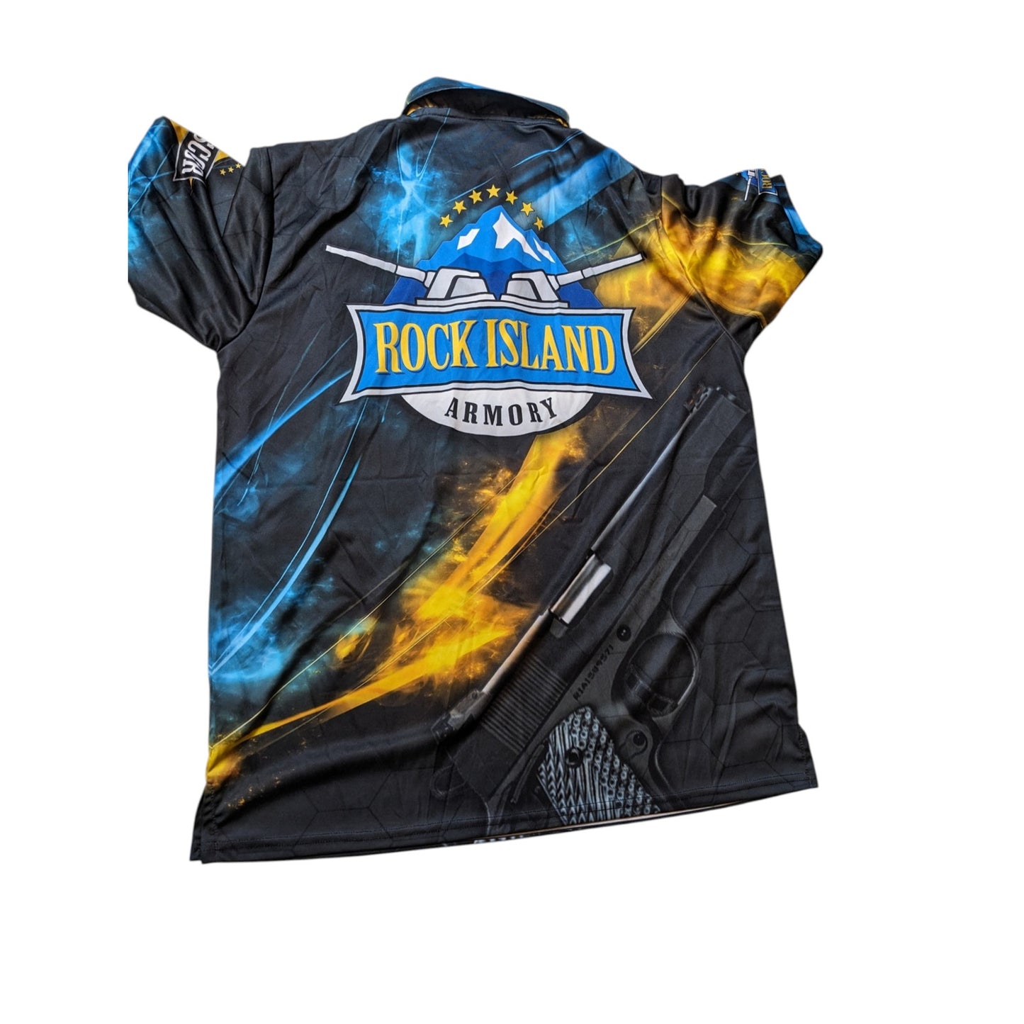 Rock Island Armory Shirt Armscor Men XL Polo Shooting Range Lock N Load Tactical
