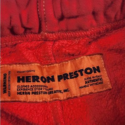 Heron Preston NASA Sweatpants Men Large Joggers USA Flag Space Streetwear Flight