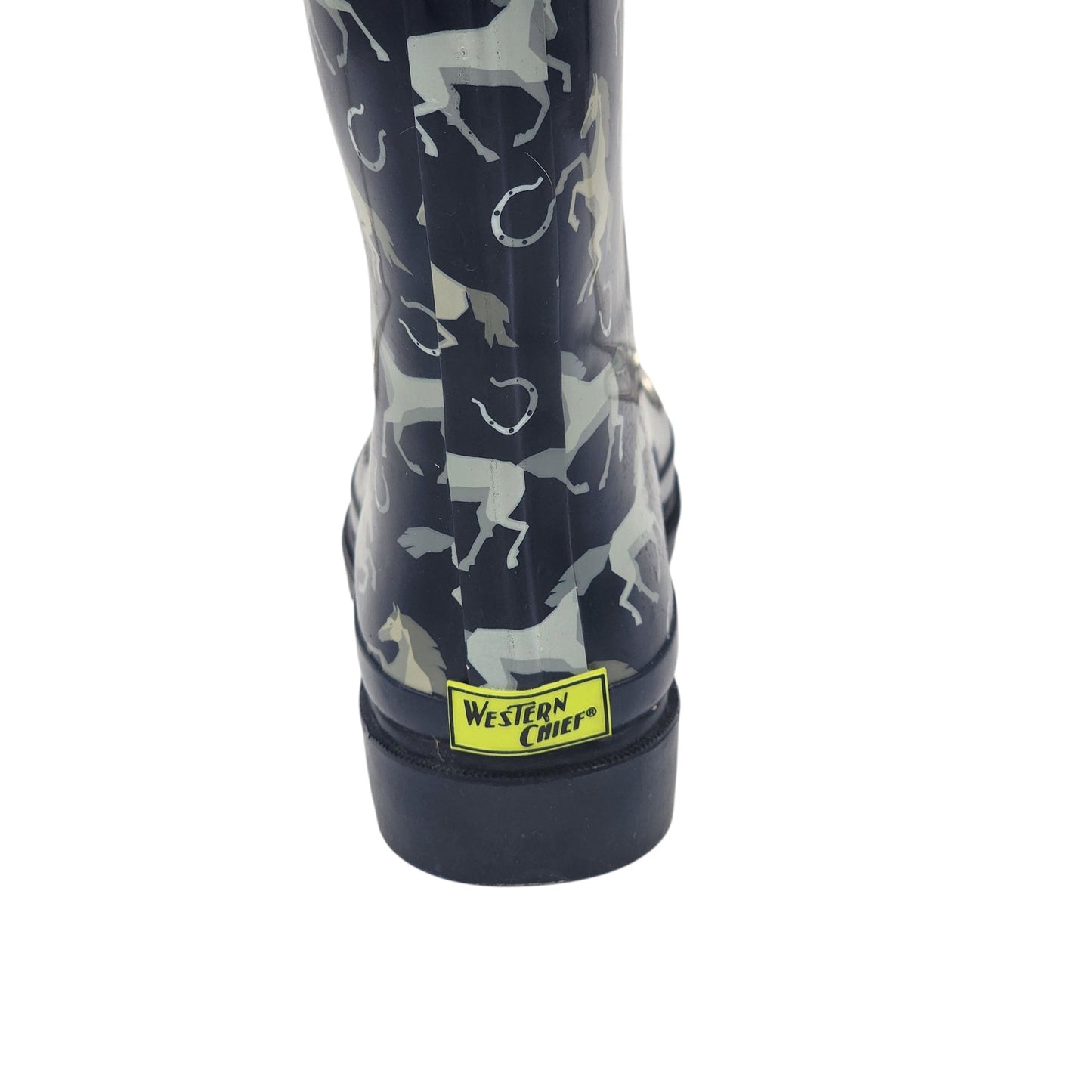 Western Chief Rain Boots Womens 6 Horse Waterproof Tall Rubber Energetic Equines