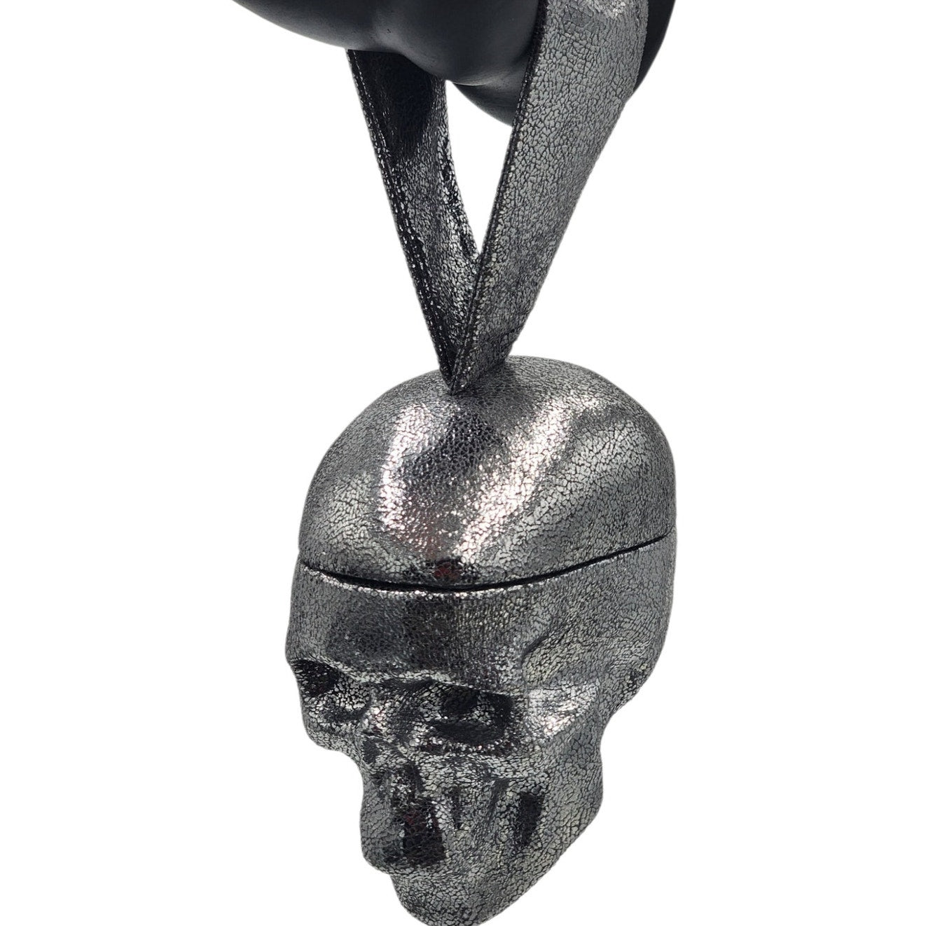 Natalia Brilli Surrealist Skull Wristlet Handbag Mini Designer Gothic Vintage