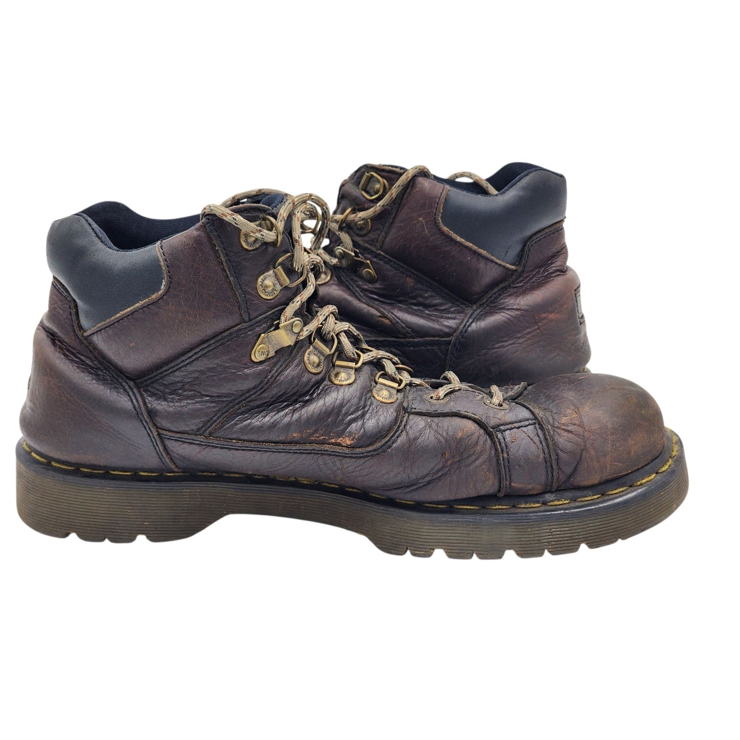 Dr Martens Boots Men 13 Steel Toe Leather Work Oil Resistant Hiking Combat 11302