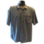 Tommy Bahama Mens Large Short Sleeve Shirt Blue Button Front Cotton Camp Collar