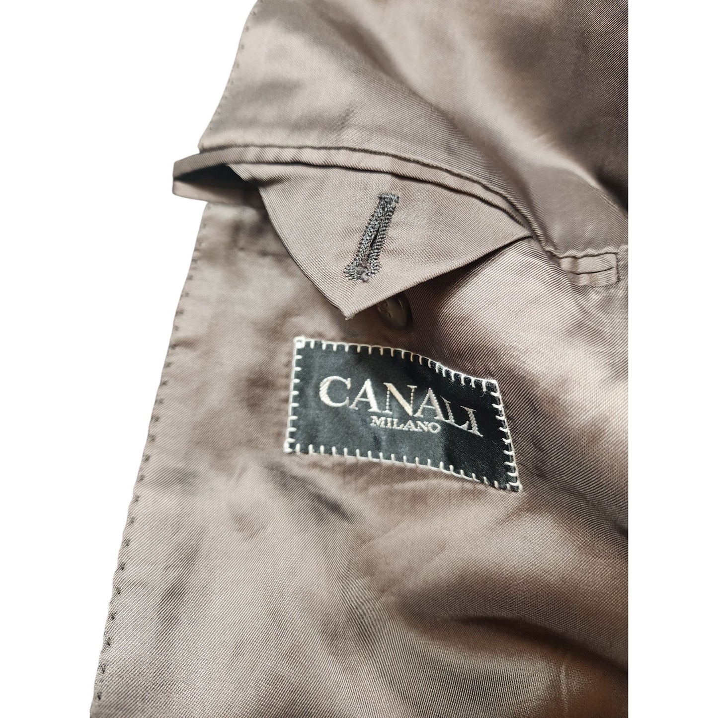 Canali Milano Blazer Jacket 58L Double Breasted Suit Coat Wool Italy Italian