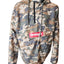 Carbon Savage Camo Pullover Windbreaker Hoodie Mens Large Womens XL Mesh Skater