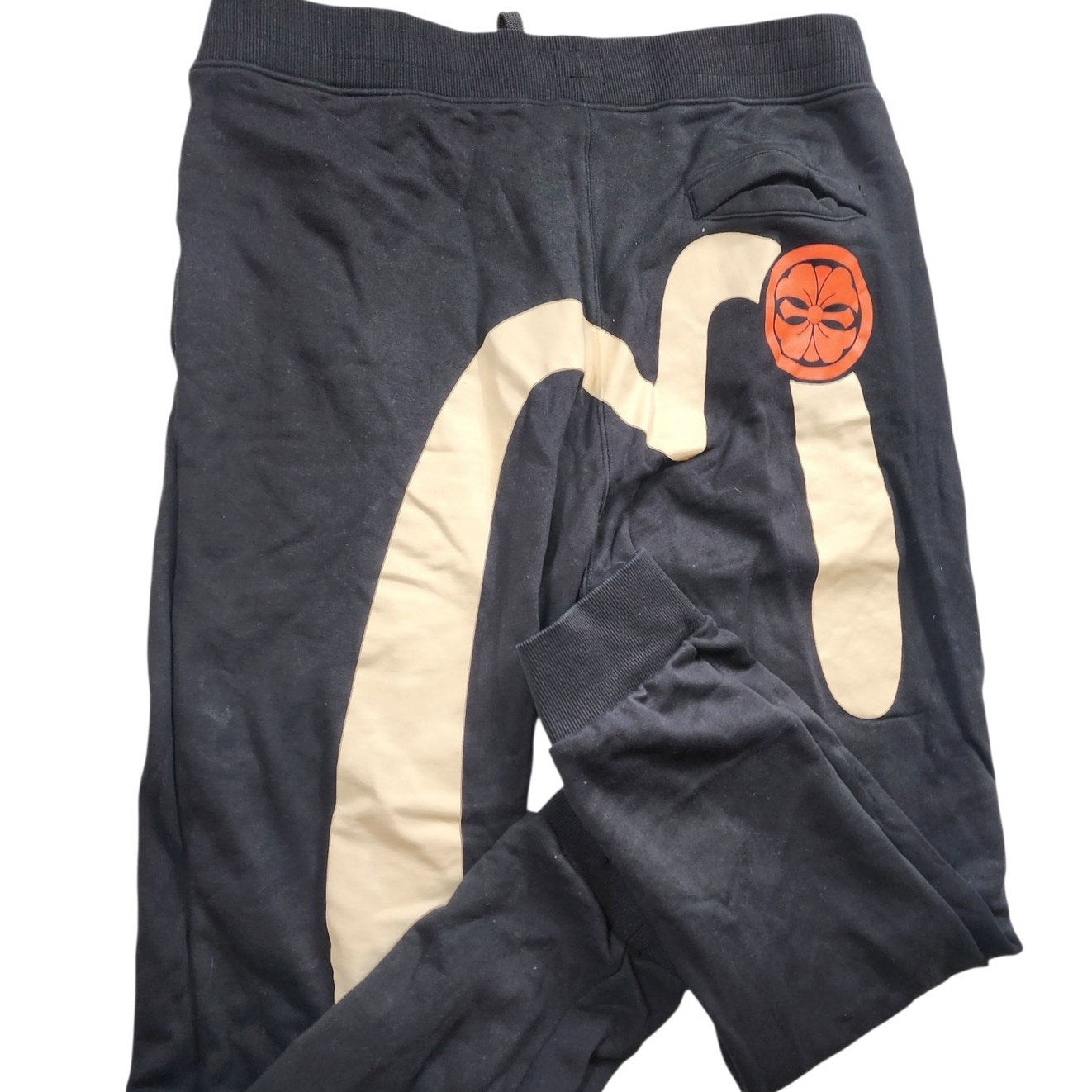 EVISU Sweatpants Heritage Men XXL Joggers Seagull Print Graphic Japan Streetwear