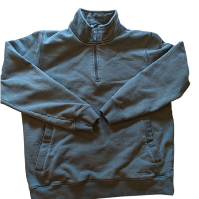 LL Bean Pullover Womens Medium Fleece Sweatshirt Traditional Fit Kangaroo Pocket