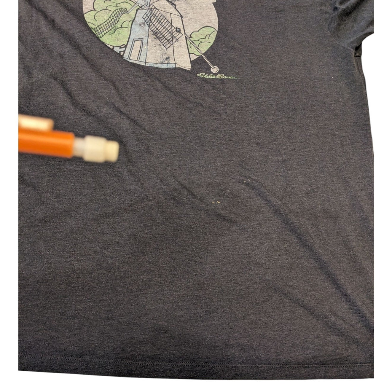 Eddie Bauer Graphic Tee Mens 2XL Hamptons Windmill T Shirt Vintage Classic Fit