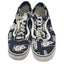 Vans Shoes Black White Print Sneakers Mens 12 Low Top Skate Streetwear 500714
