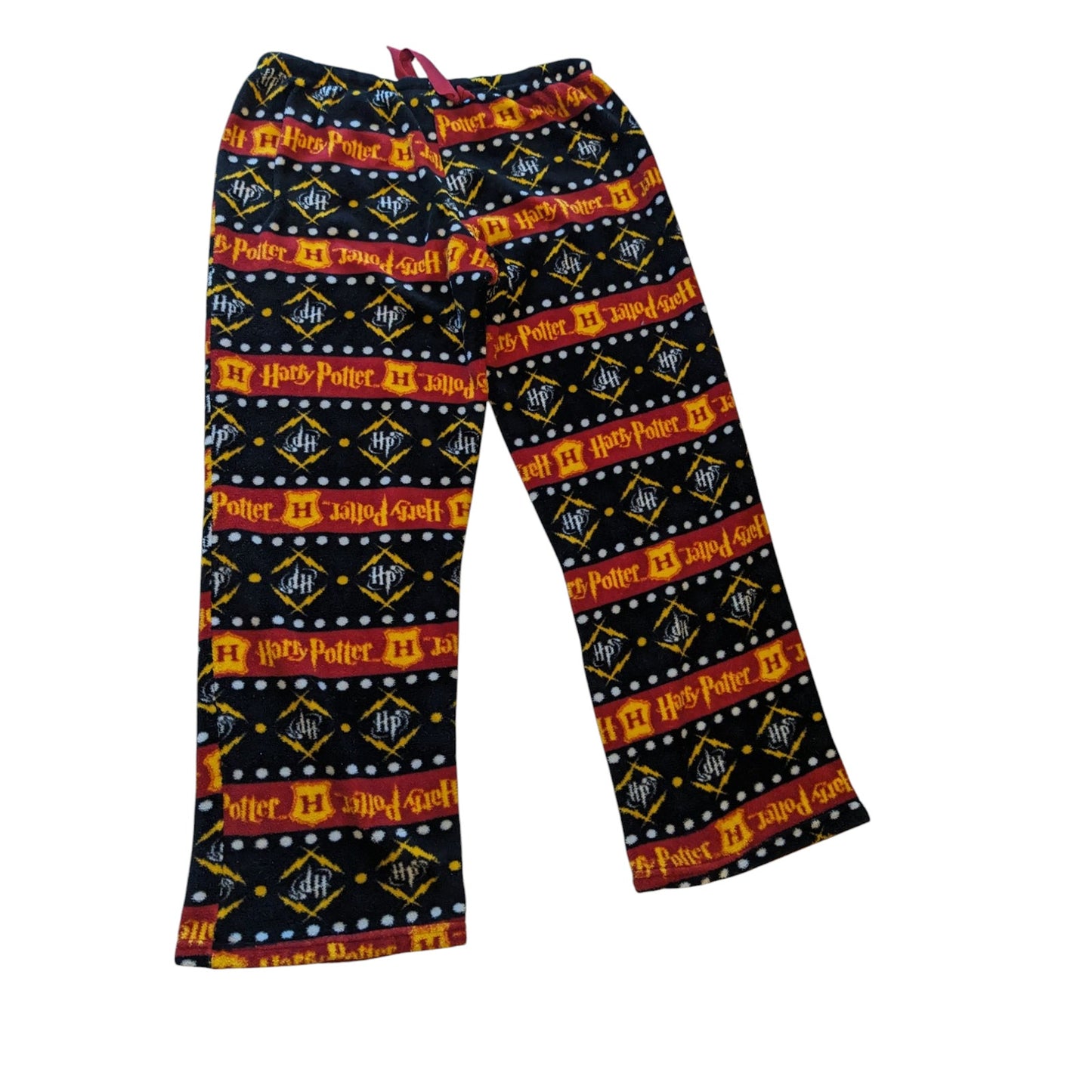 Harry Potter Fleece Pajama Pants Womens Large Lounge Sleep Bottoms Cozy Hogwarts