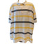 Karl Kani Gold Polo Shirt Mens 4X Golf White Yellow Black Stripes Short Sleeve
