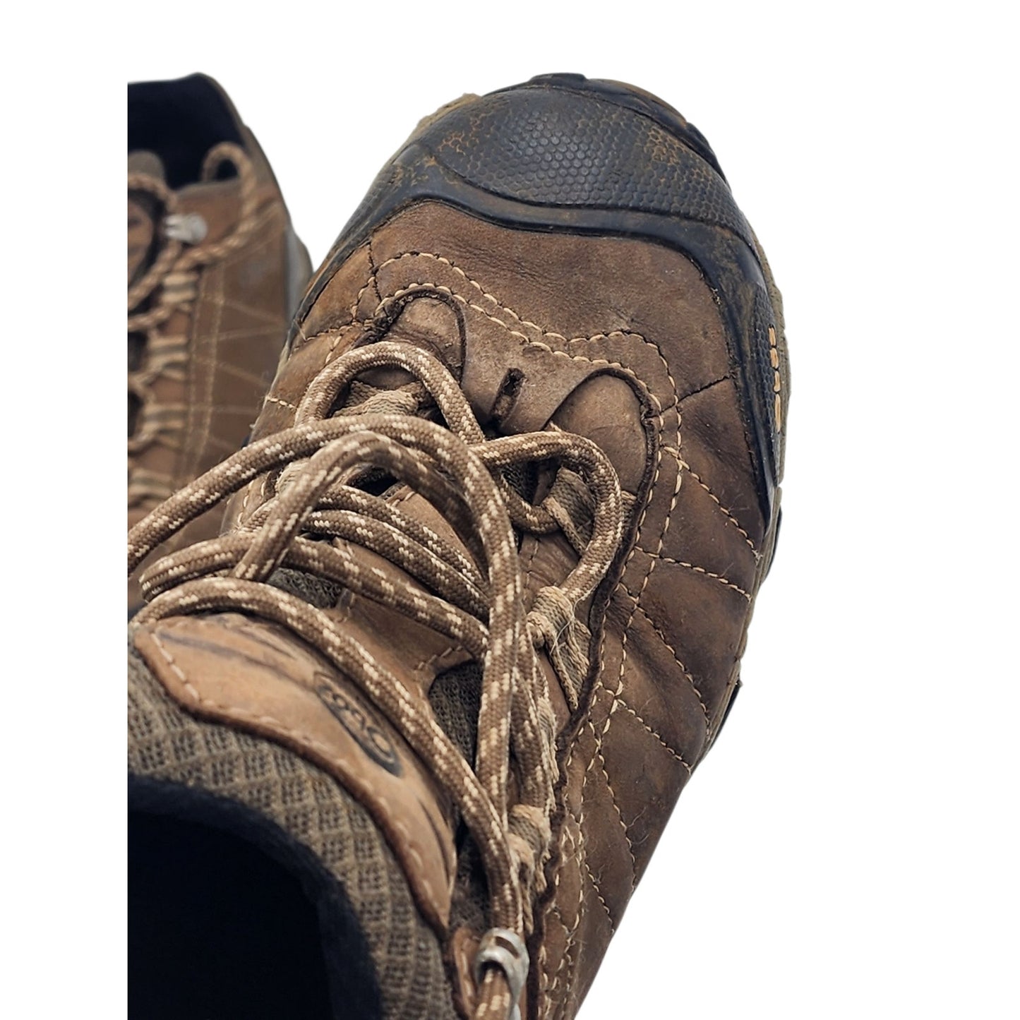 Oboz Shoes Womens 9 Waterproof Hiking Trail Low Leather Brown Trekking Outdoors